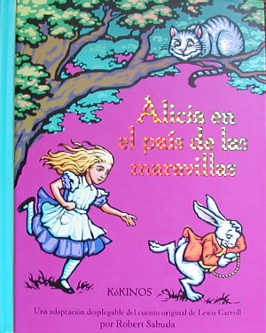 Alicia en el país de las maravillas en pop-up