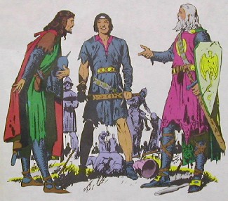 Príncipe Valiente, Superman, Batman