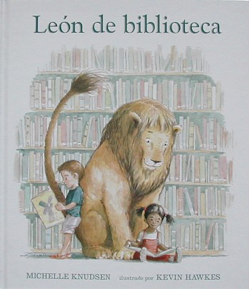 León de biblioteca