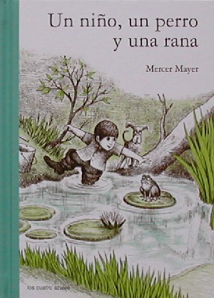 Un niño, un perro y una rana