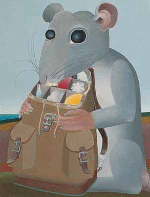 Cómo el ratón descubre el mundo al caerle una piedra en la cabeza