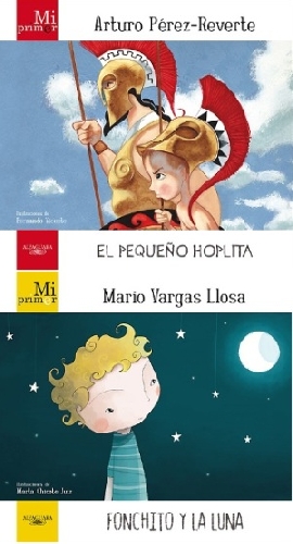 El pequeño hoplita y Fonchito y la luna